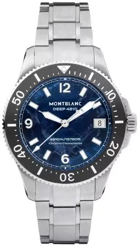 Montblanc Montblanc Herreklokke 135634 Iced Sea Blå/Titan Ø43 mm