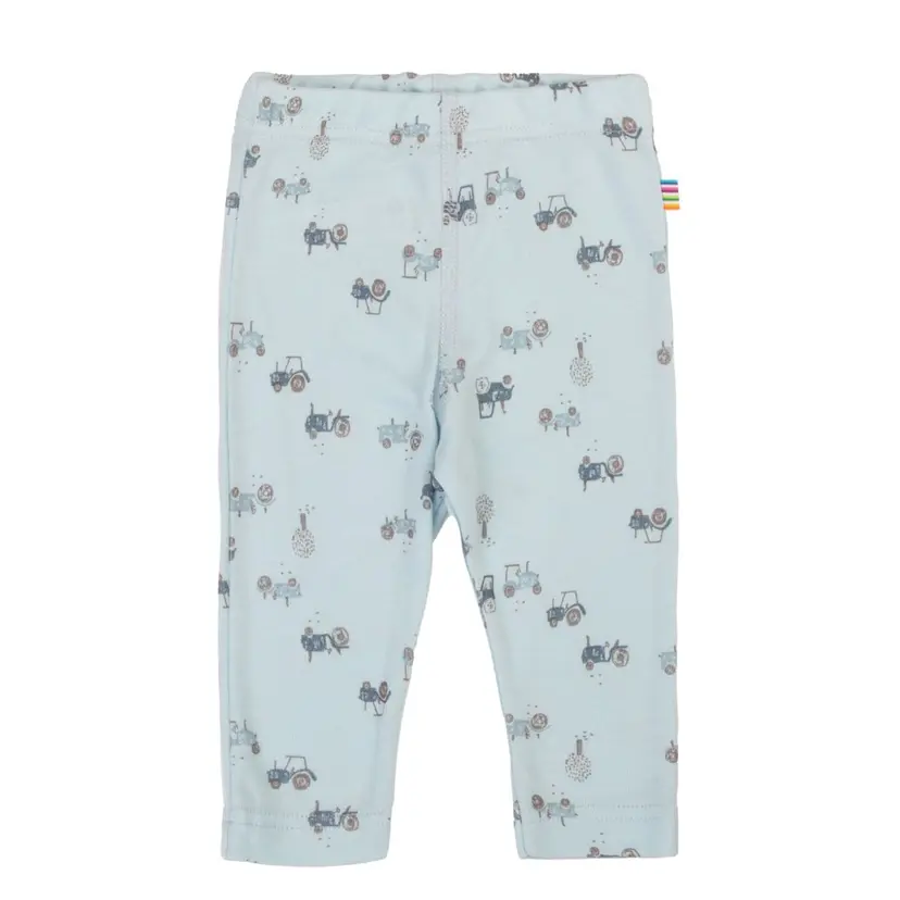 Joha Joha Leggings Bambus Lyseblå Tractor (80 / 1 år)