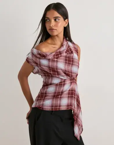 Vero Moda Vero Moda - Rød - Vmphoenix Sl Lng Knot Asm Top Wvn E