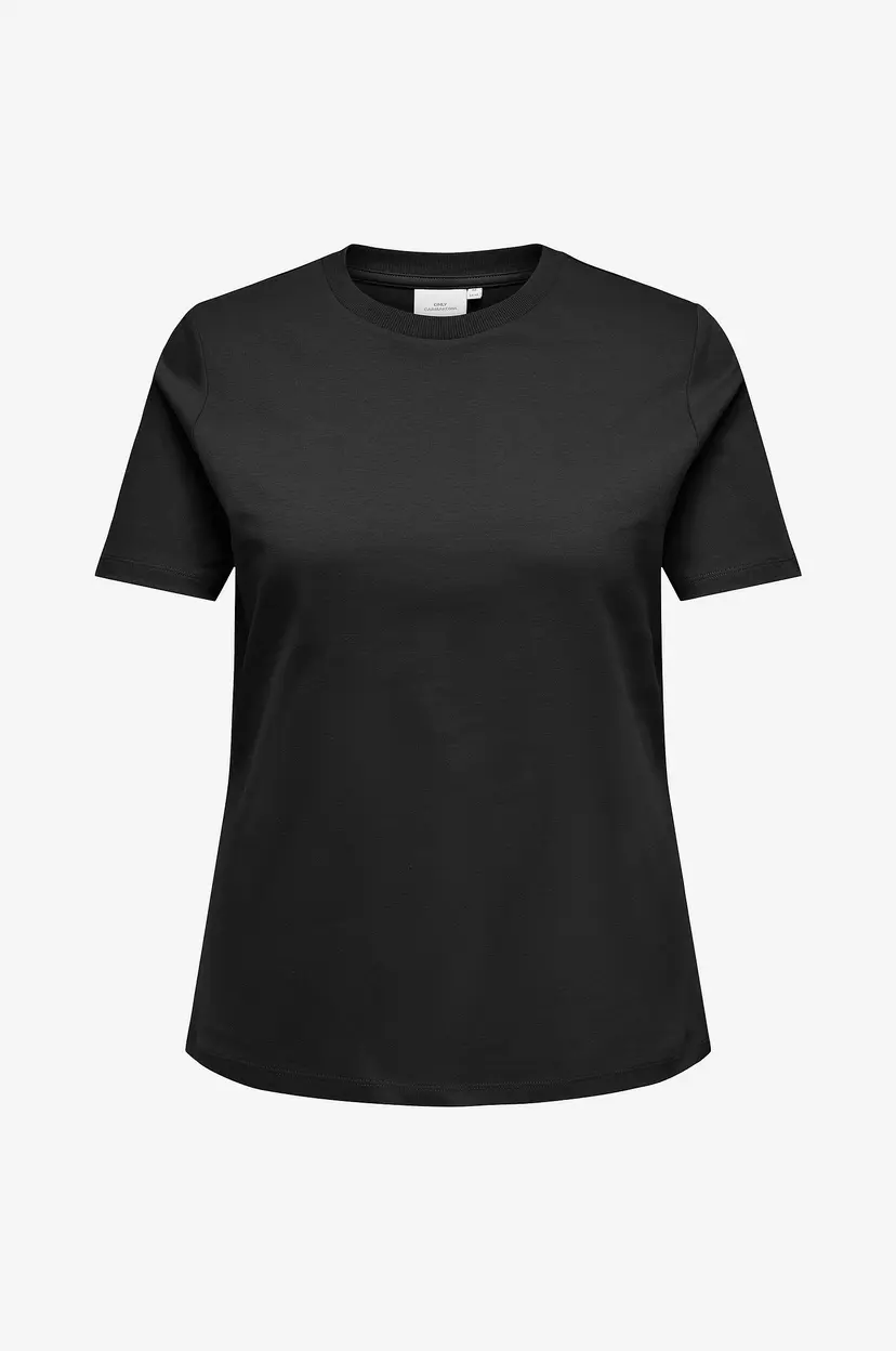 Only Carmakoma T-skjorte carJen Life SS Jeans Tee Jrs - Svart