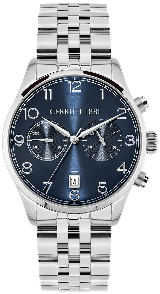 Cerruti Cerruti 1881 Herreklokke CIWGK2113601 Blå/Stål Ø40 mm