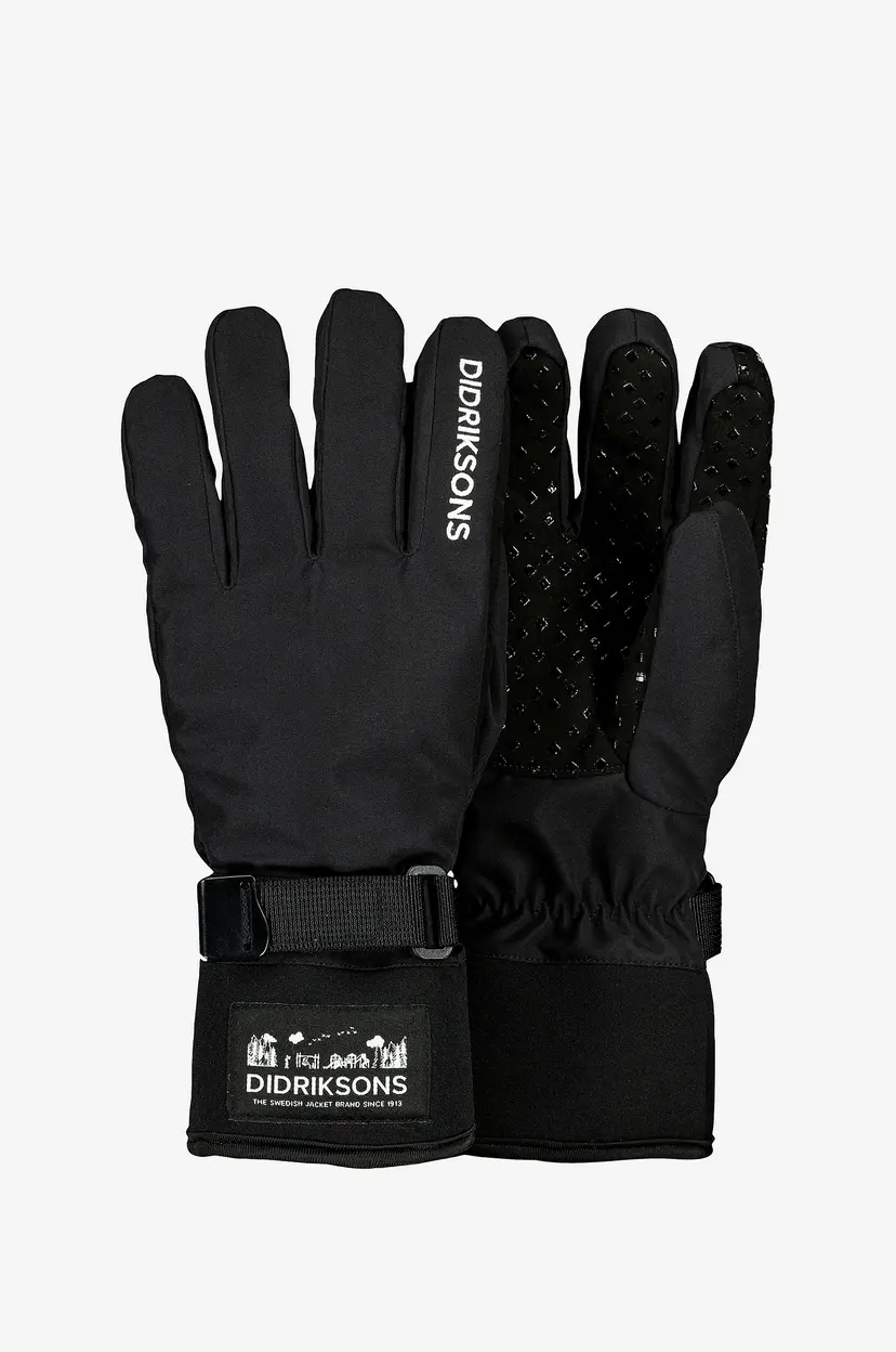 Didriksons Hansker Lovas Five Finger Glove - Svart