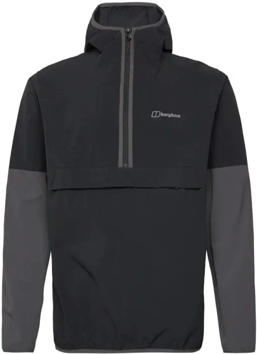 Berghaus Berghaus Ms Wandermoor Wind Smock Jet Black/Grey Pinstripe