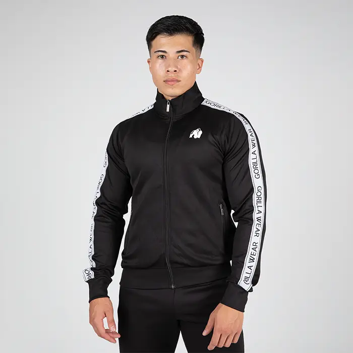 Gorilla Wear Delaware Track Jacket, Black