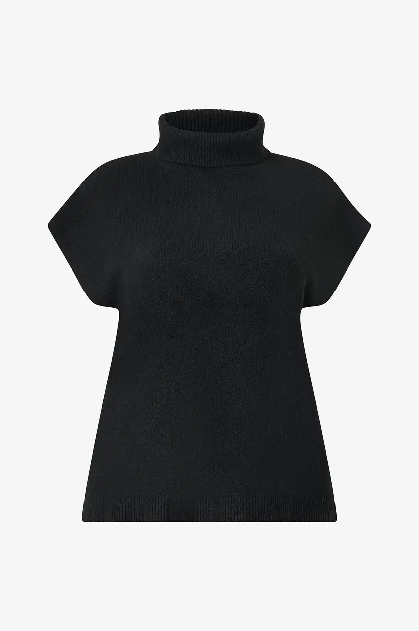 Zizzi Vest Malma, Waistcoat - Svart