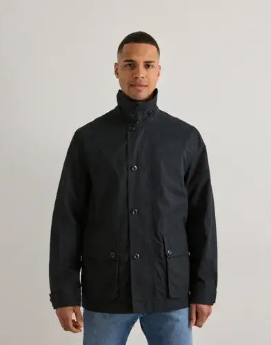GANT Gant Cotton Decker Jacket Jakker Svart