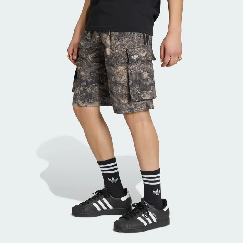 Adidas ADILENIUM SEASON 5 AOP CARGO SHORTS