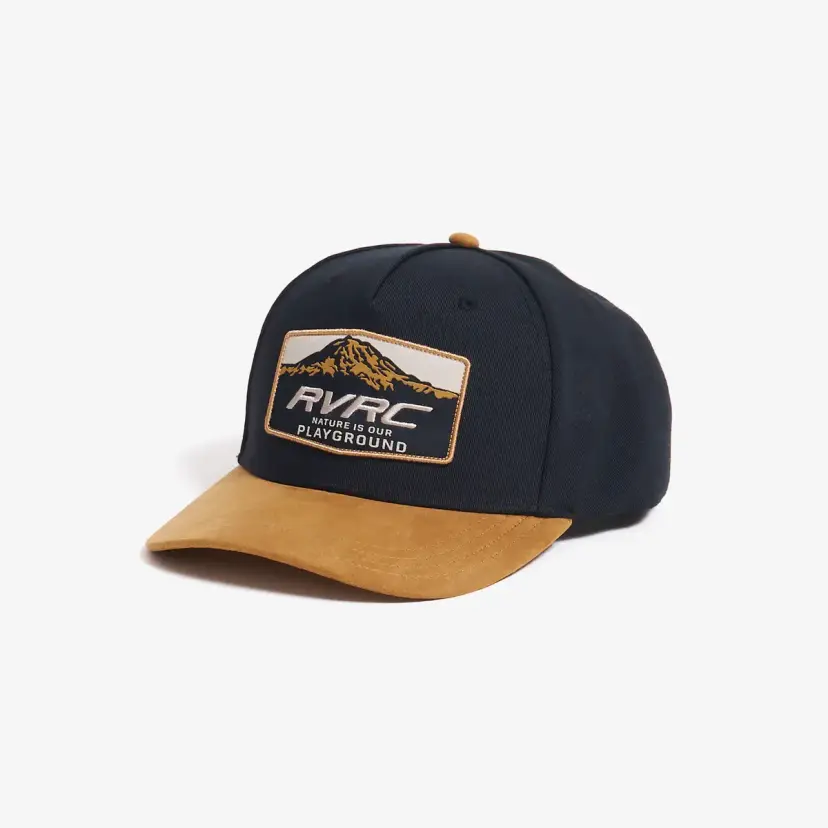 RevolutionRace Suede Cap Unisex Black/Dijon