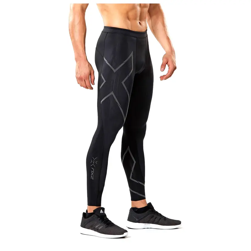 2Xu 2XU Men's MCS Run Compression Tights Black/Black Reflective