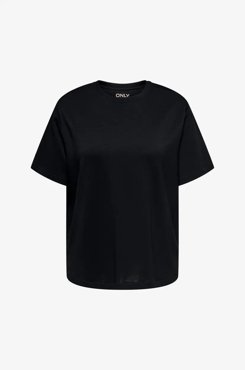 Only Carmakoma T-skjorte carFaith SS O-neck Long - Svart