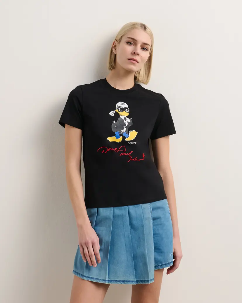 Karl Lagerfeld Karl Lagerfeld KL X Disney Regular Black T-shirt