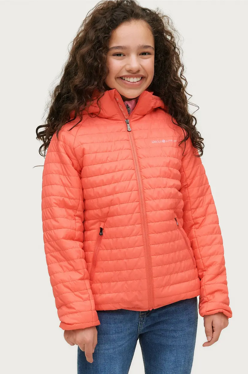 Áhkká Lettvektsjakke Liner Jacket Jr - Rosa