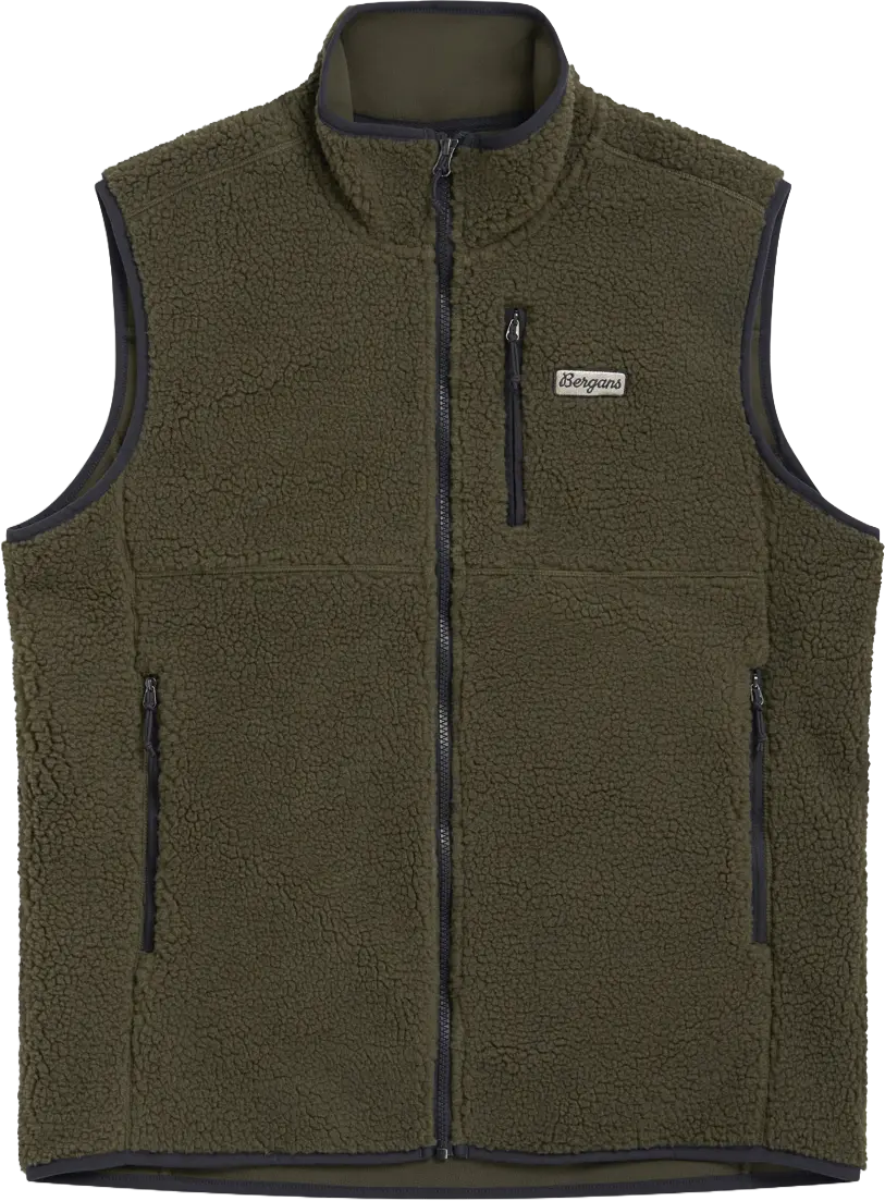 Bergans Bergans Men's Lunnan Pile Fleece Vest Pine Forest