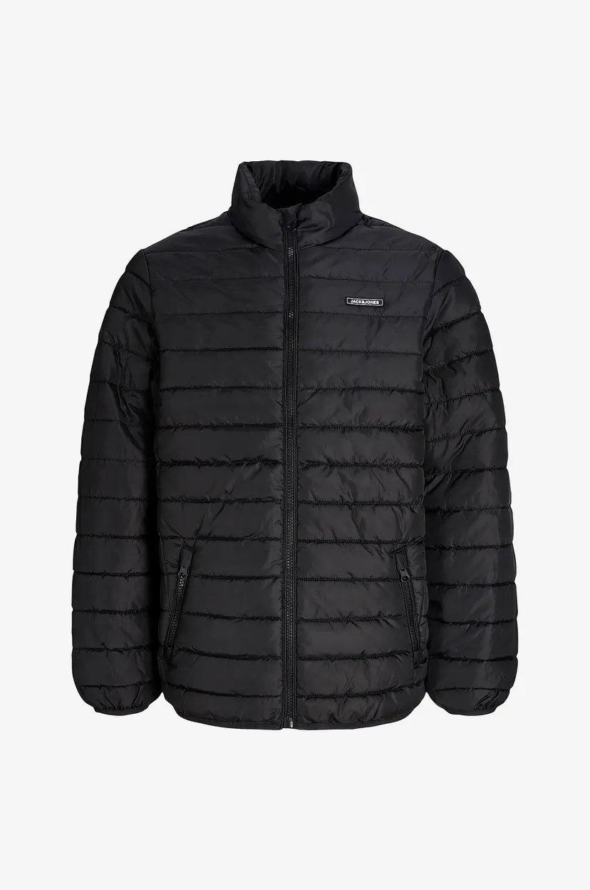 Jack & Jones Pufferjakke Jjelvis Light Puffer Collar Jnr - Svart
