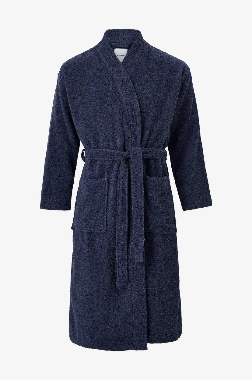 Jack & Jones Morgenkåpe / badekåpe Jacsolid Bathrobe - Blå