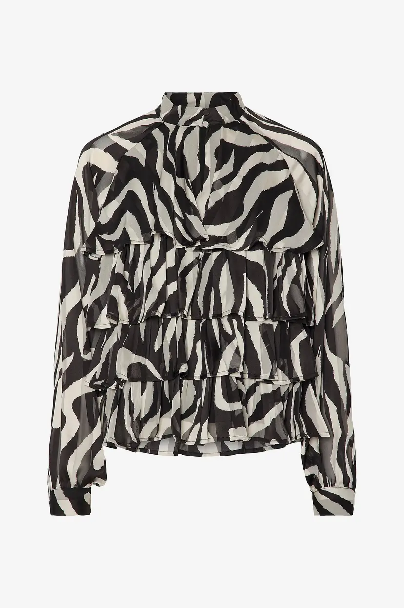 Y.A.S Bluse yasTwigsy - Svart