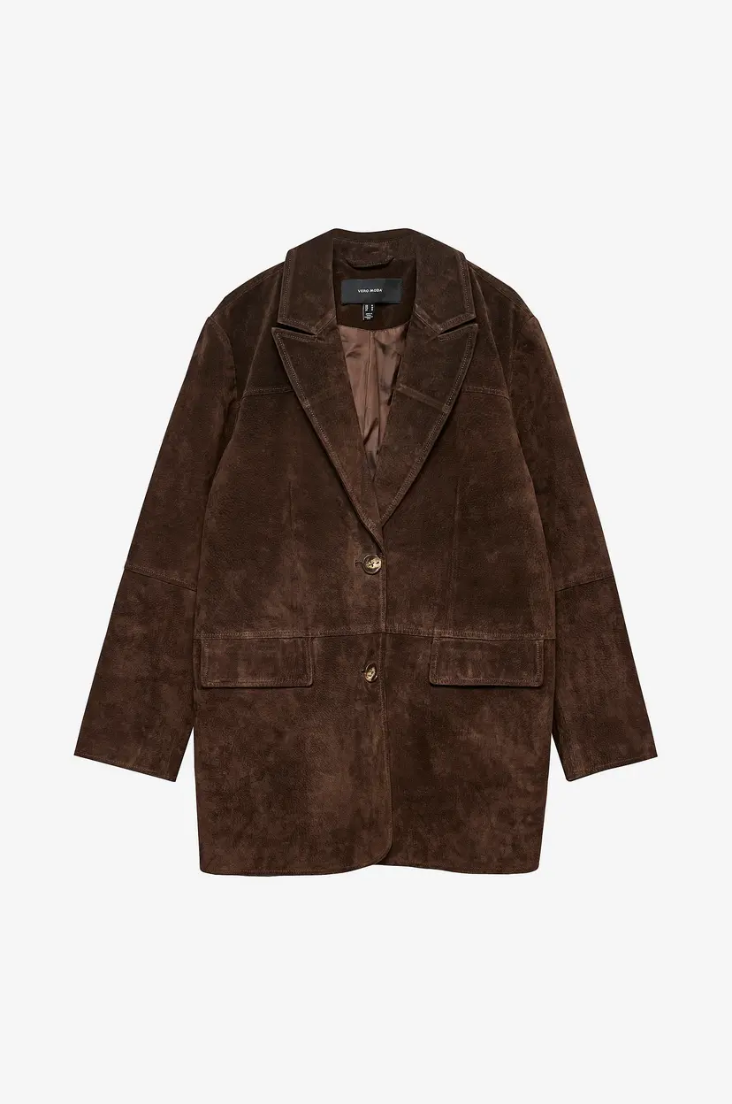 Vero Moda Semsket jakke vmPernille LS - Brun