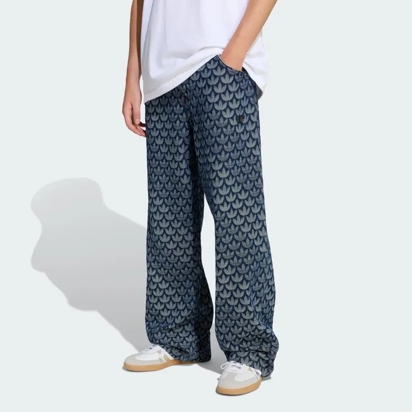 Adidas DENIM LOOSE MONOGRAM BUKSE