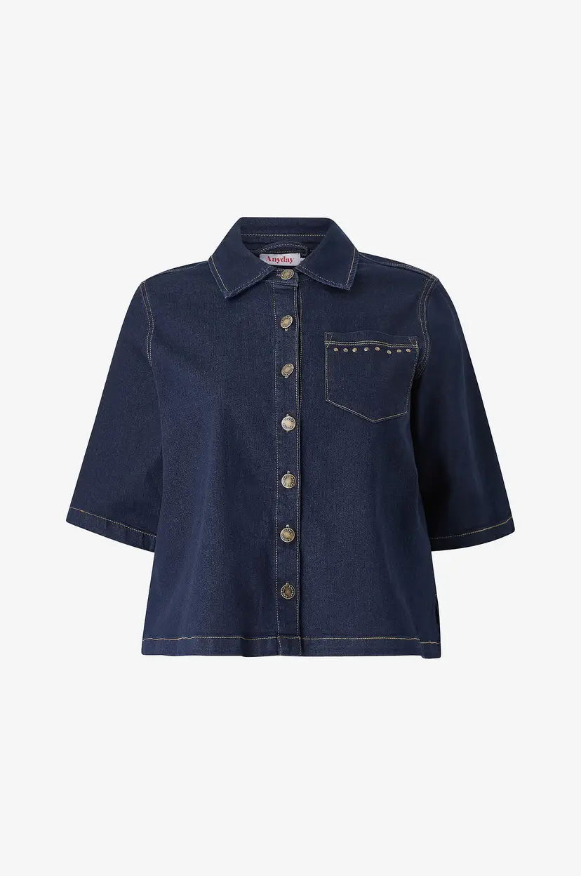 Anyday Denimskjorte anyPome 411 - Blå