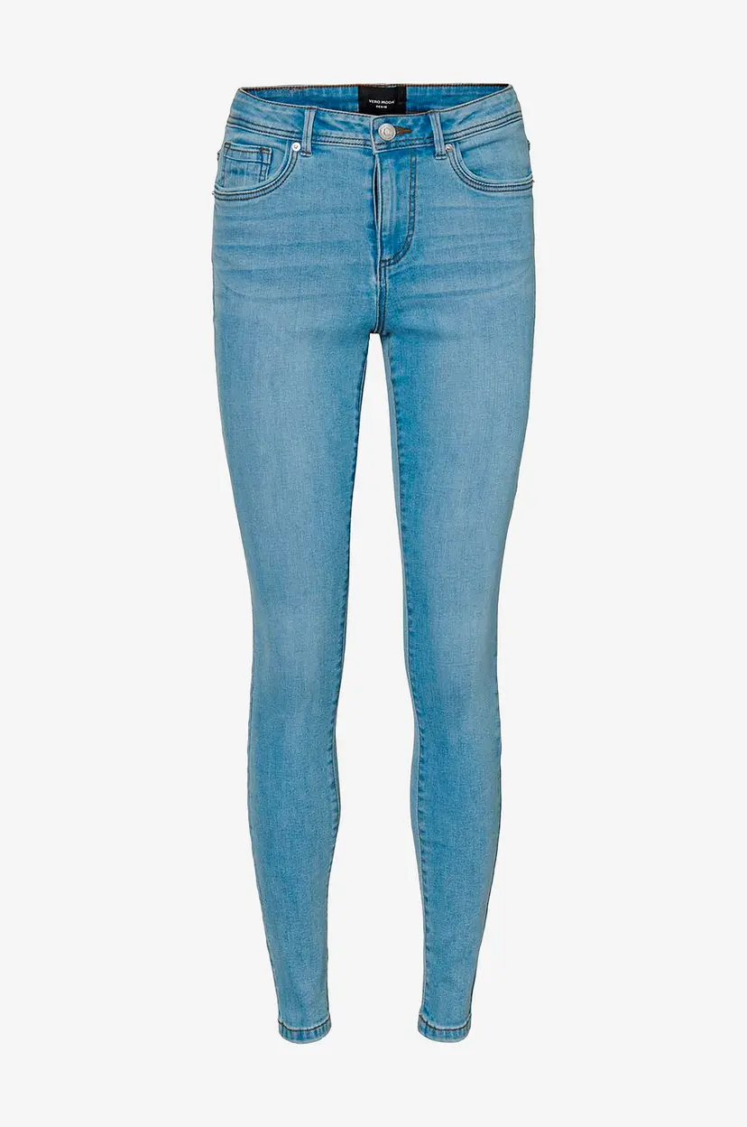 Vero Moda Jeans vmTanya MR S Piping Jeans - Blå