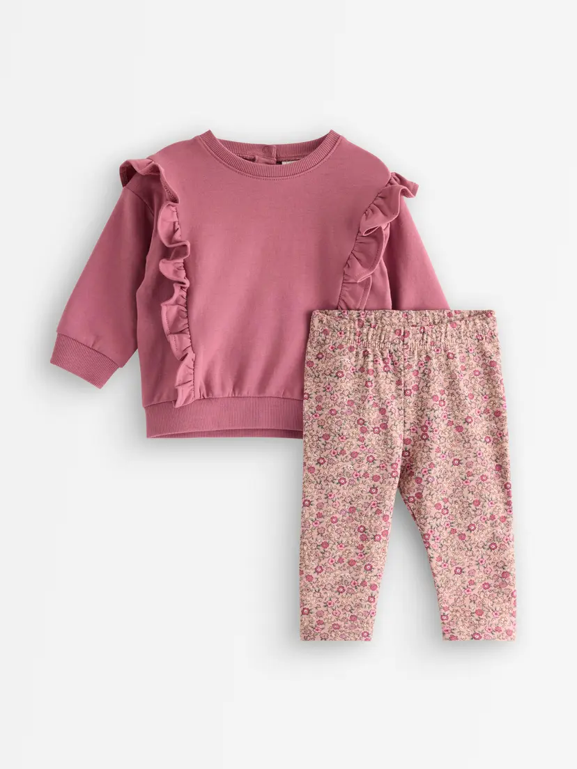 Lindex Sett med collegegenser og leggings