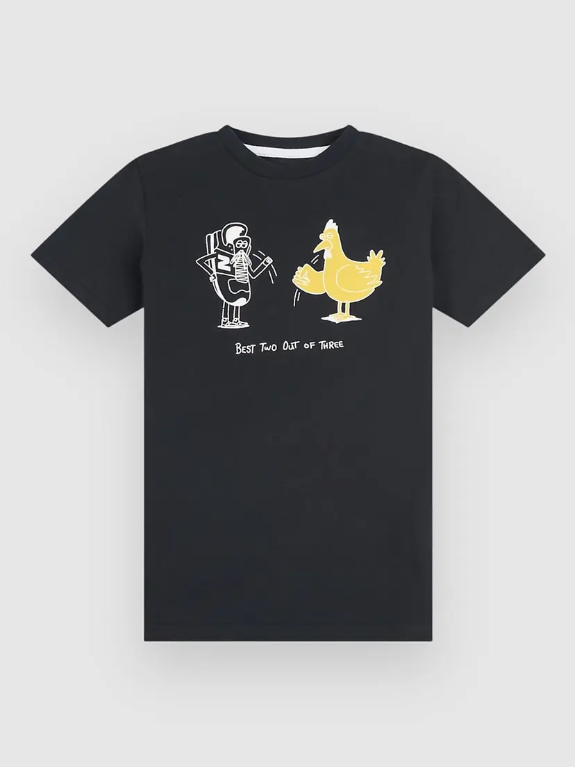 New Balance New Balance Chicken Or Newbie Graphic Kids T-skjorte svart