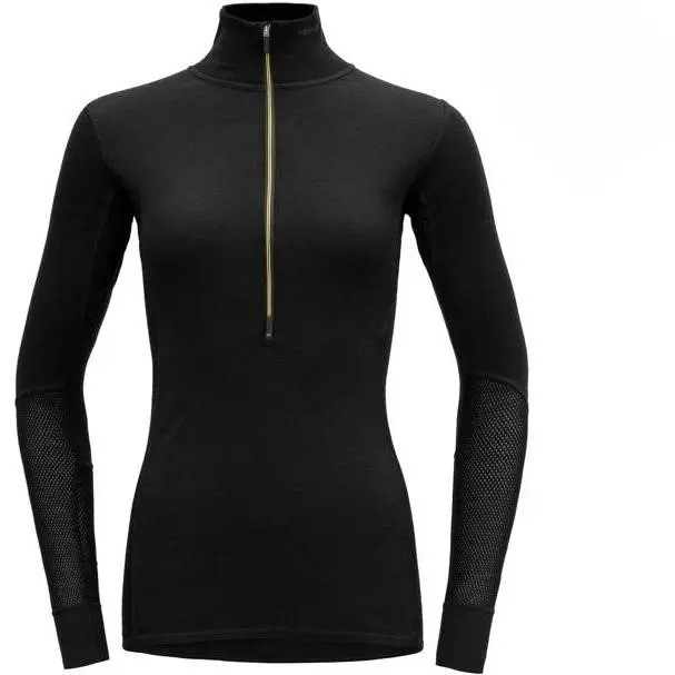 Devold Devold Wool Mesh 190 Zip Neck Wmn Caviar