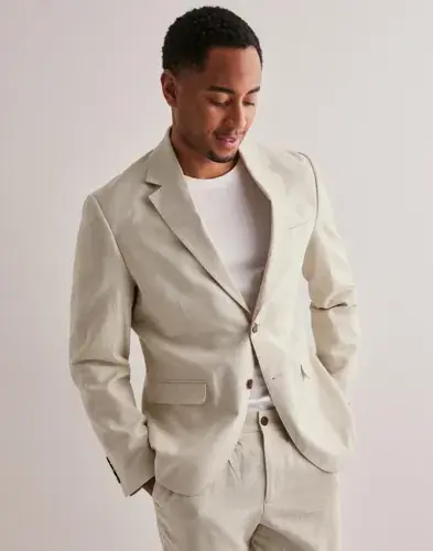 Selected Men Selected Men Slhreg-Malik Sun Blz Noos Blazere Beige