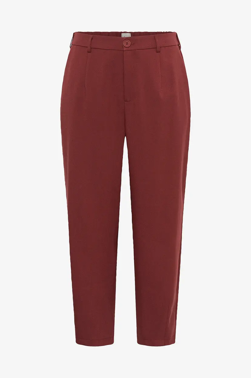 KAFFE Curve Bukser kcMerla Pants - Rød