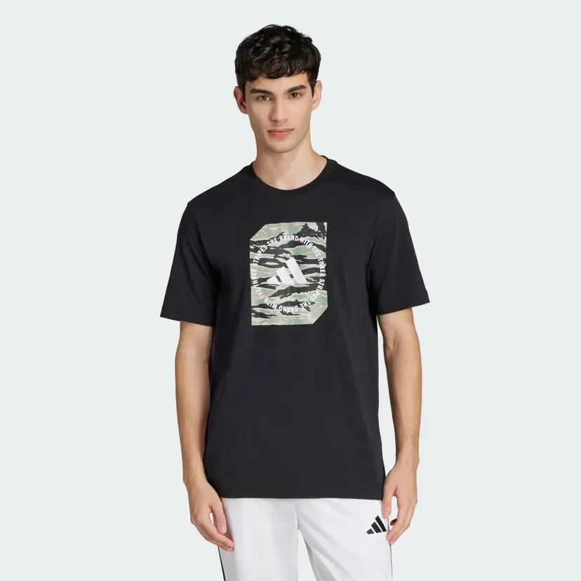 Adidas Camo Shape Graphic T-skjorte