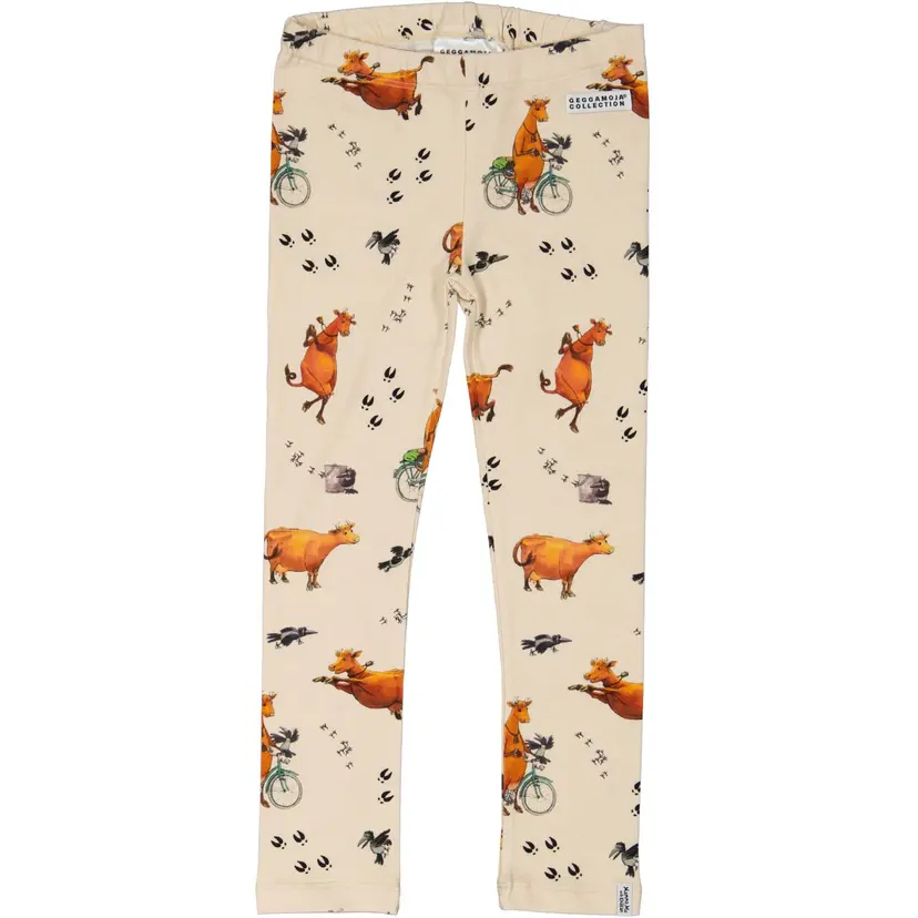 Geggamoja Leggings Mamma Mu och Kråkan Beige - 74/80