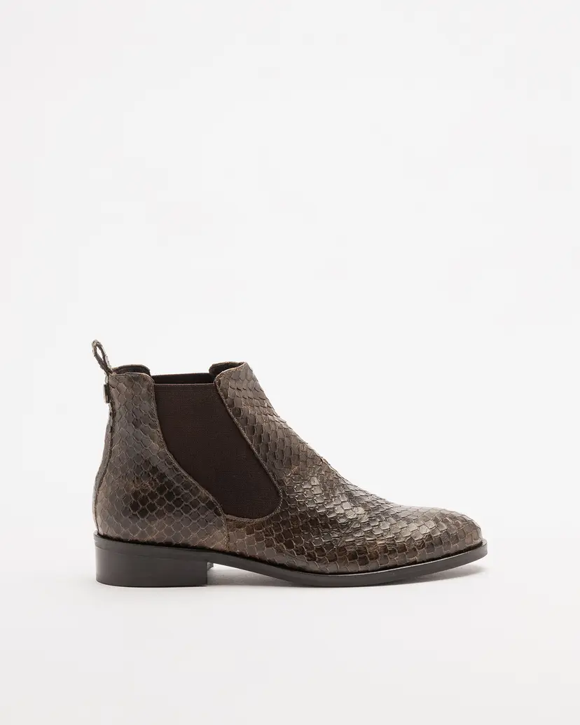 PROF PROF P-117 Green Chelsea Ankle boots