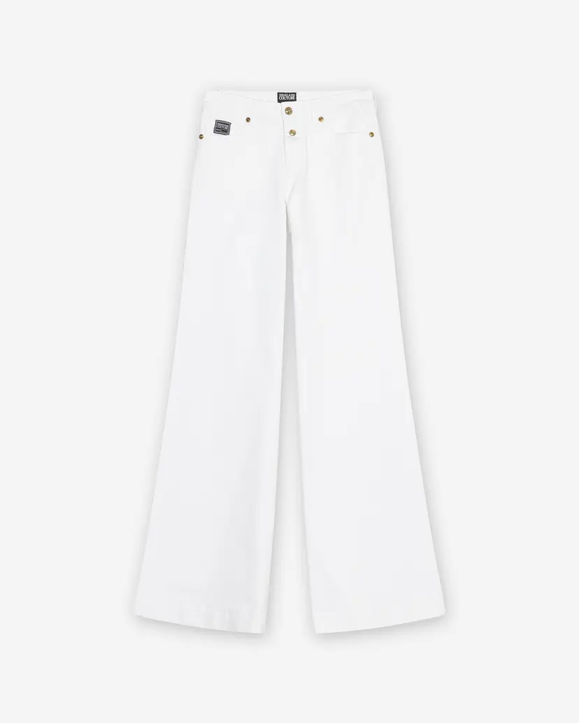 Versace Jeans Couture Versace Jeans Couture Wide leg Stel White Jeans