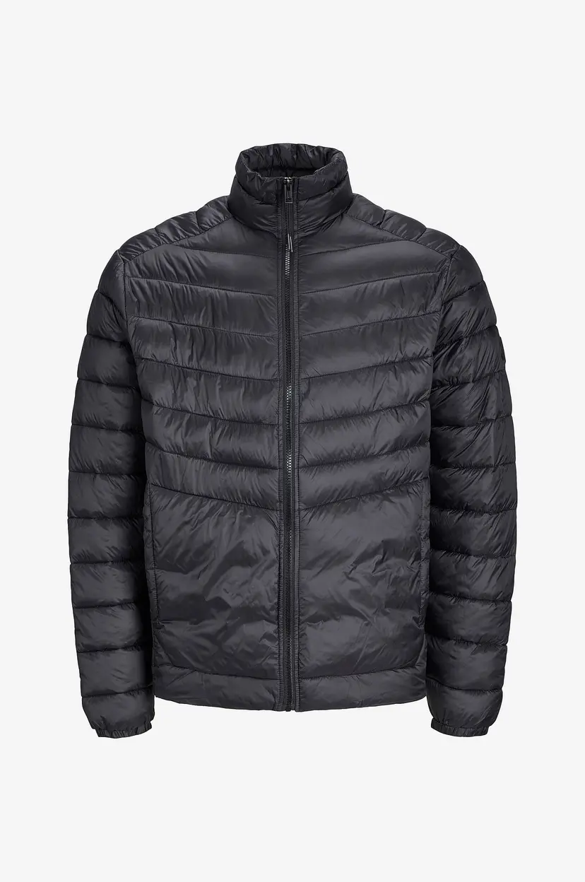 Jack & Jones Plus Jakke jjeSprint Puffer Collar Pls - Svart