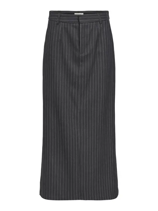 Object Object - Adona Hw Ancle Skirt - Mørkegrå
