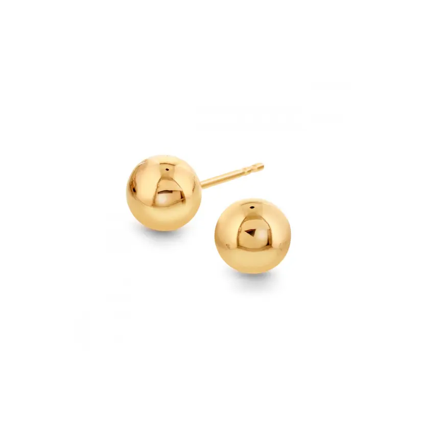 Arne Nordlie Arne Nordlie - 14 kt. kugle ørestikker, 6 mm - 53306
