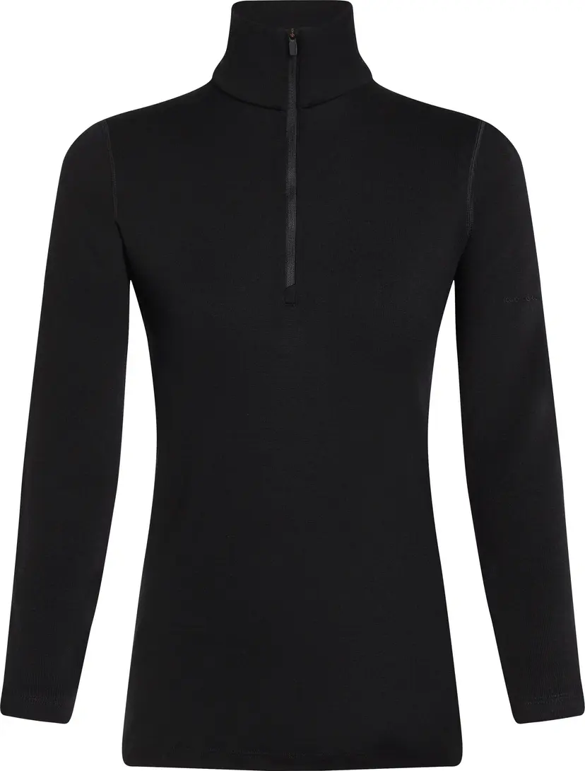 Icebreaker Icebreaker Women's 260 Tech Longsleeve Half Zip Black
