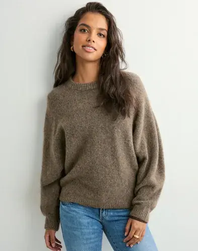 Nelly Nelly - Brun - Alpaca blend Knit Sweater