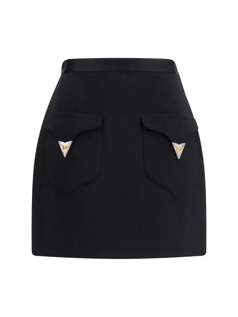 Versace Versace Miniskjørt – Svart