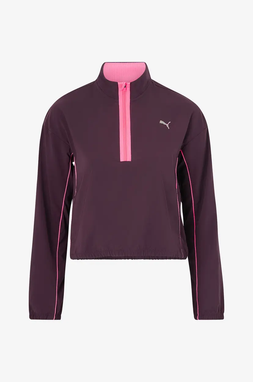 Puma Løpejakke Run For Her Fashion Woven 1/2 Zip - Lilla