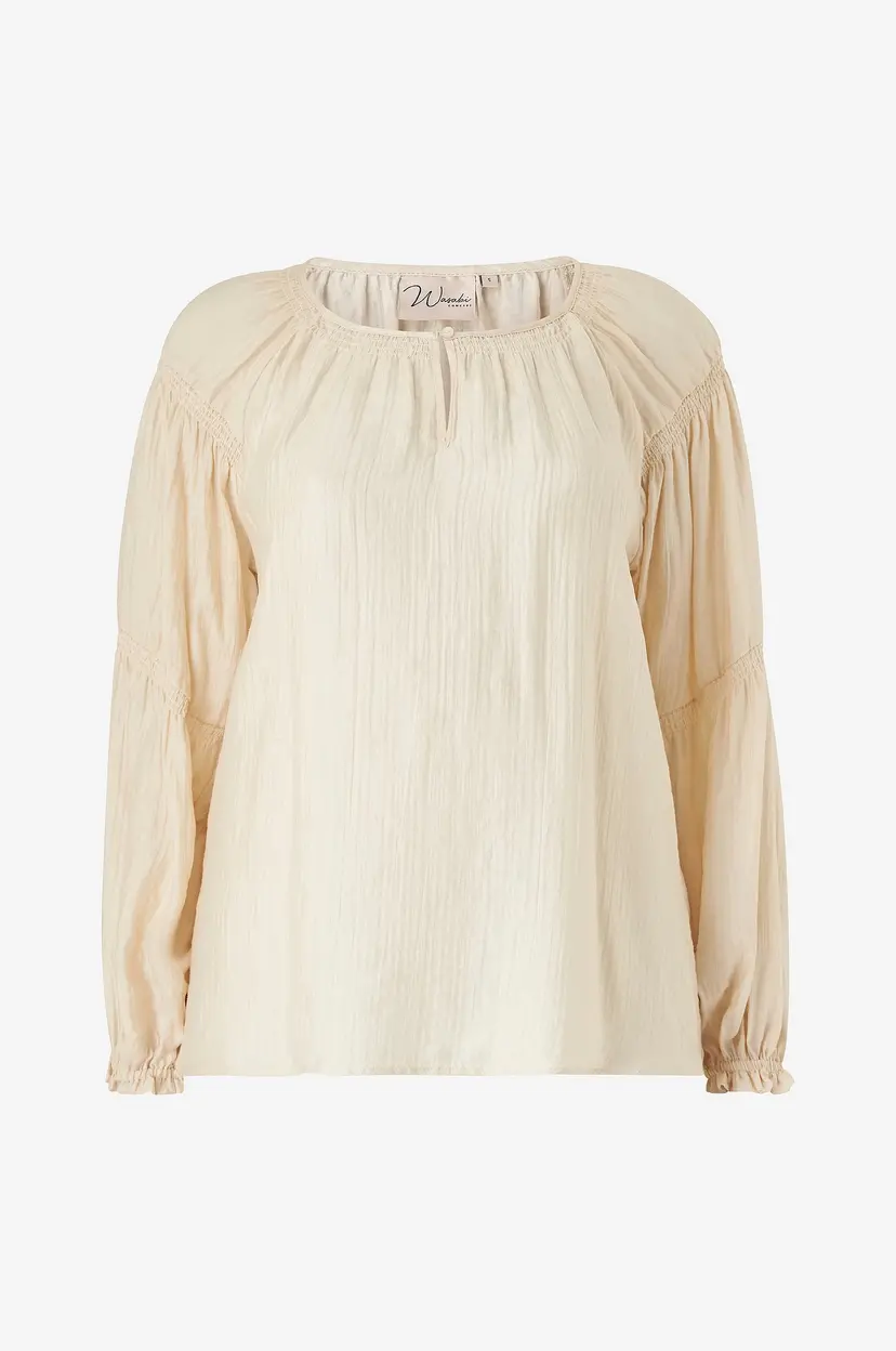 Wasabiconcept Bluse Wa-Caysa 7 - Beige
