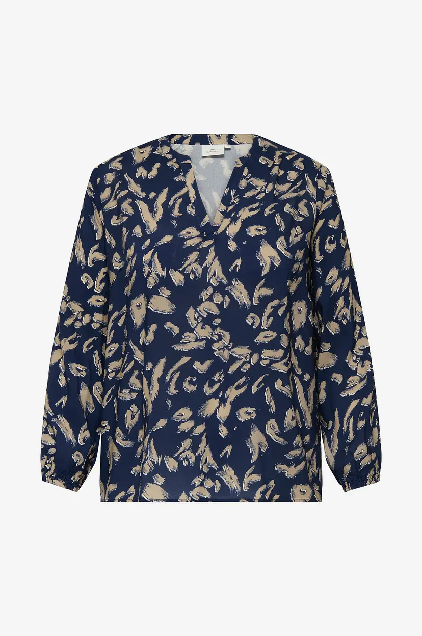 Only Carmakoma Bluse carJytte Life - Blå
