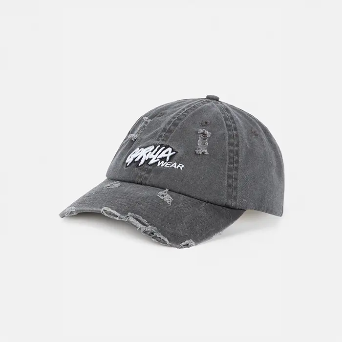 Gorilla Wear Galway Distressed Caps Grå