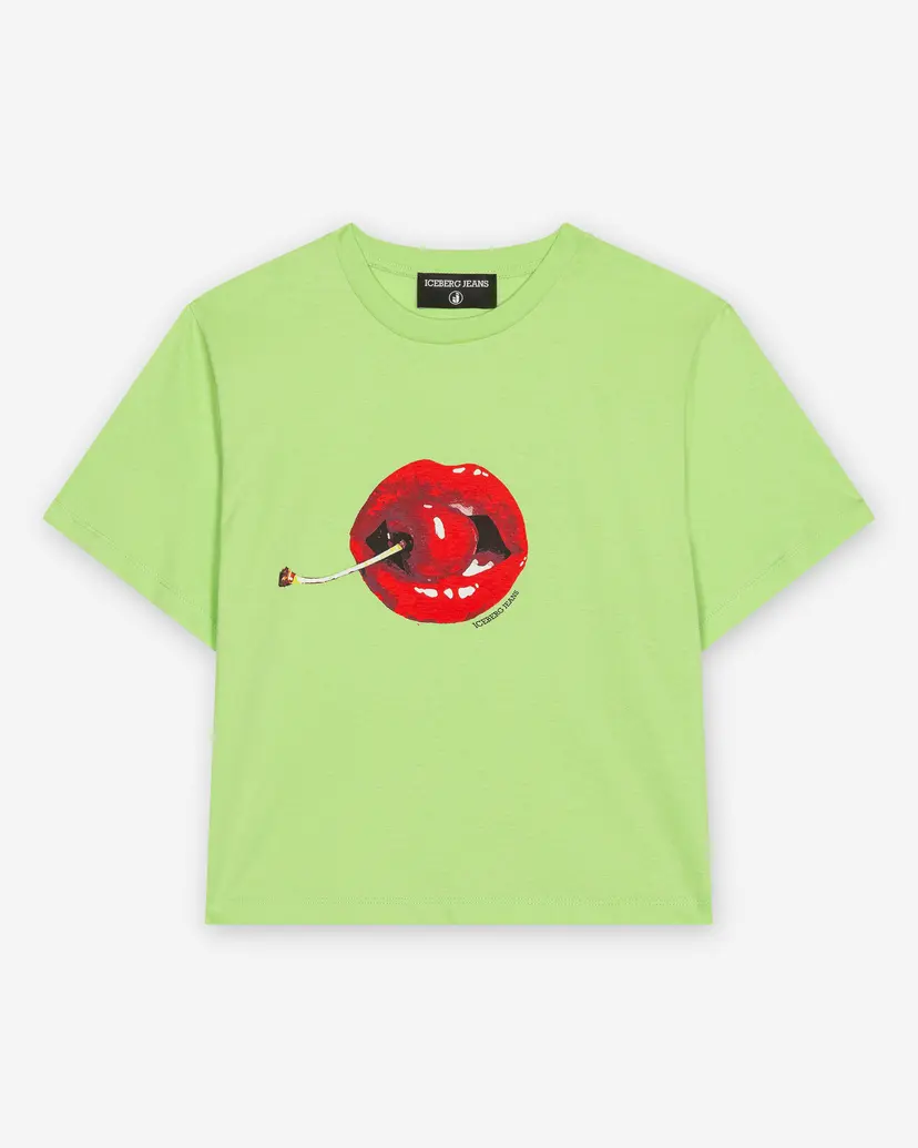 Iceberg Jeans Iceberg Jeans F071-P400 Green T-shirt