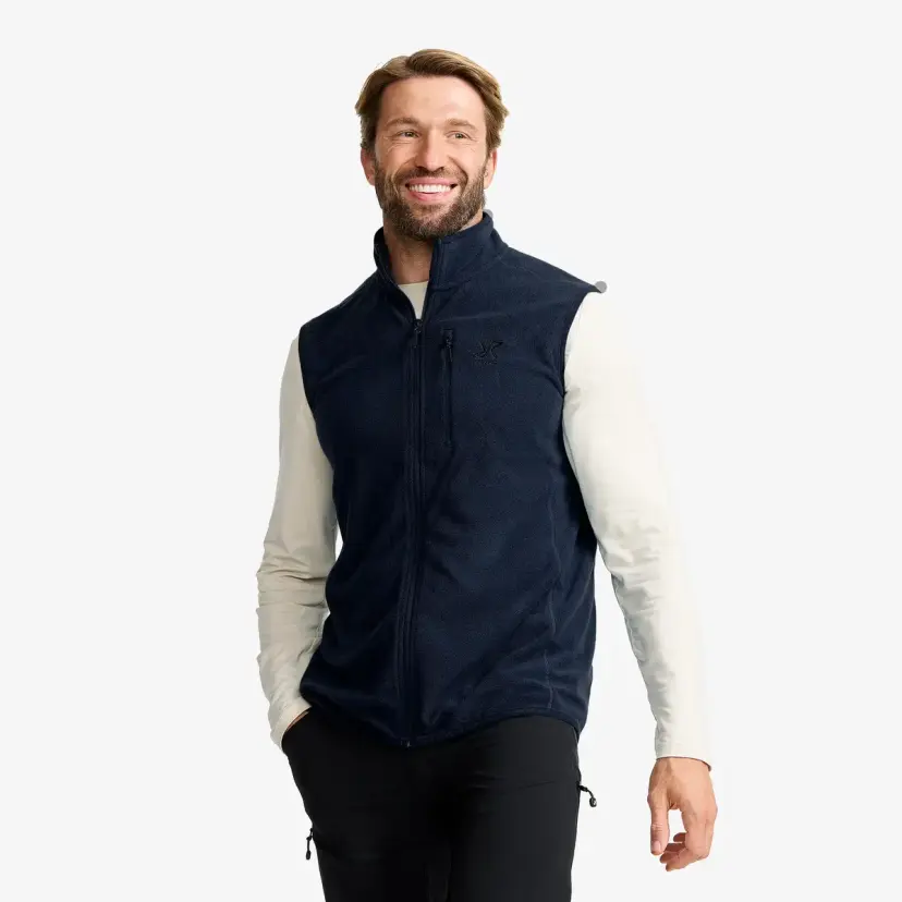 RevolutionRace Hiker Fleece Vest Herre Deep Navy