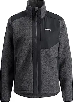 Lundhags Lundhags Men's Saruk Wool Pile Mid Full Zip Charcoal