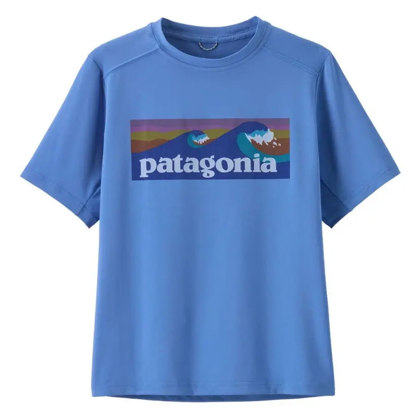 Patagonia Patagonia - Kids Cap Silkweight T-Shirt Abundant Blue