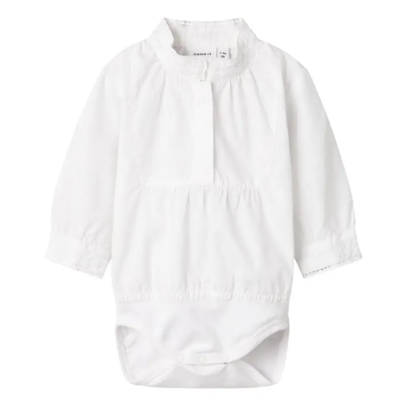 NAME IT Name It - Skjortebody Toby XXV Bright White