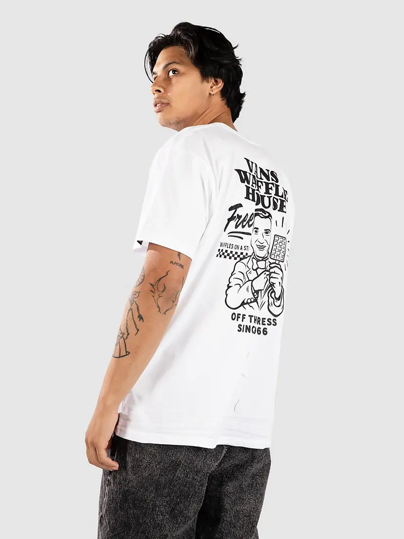 Vans Vans Death Grip T-skjorte hvit