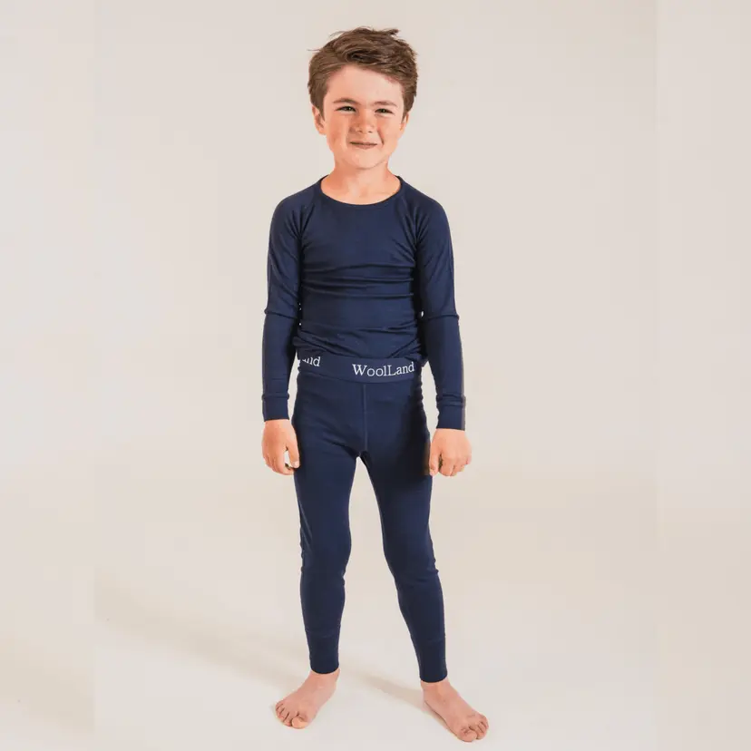 Woolland WoolLand - Ullundertøysett Sarpsborg Blue Ink